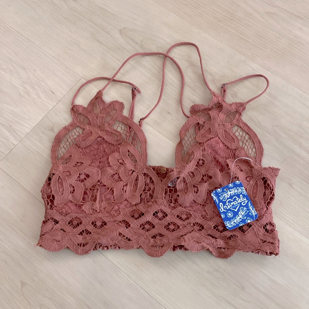 Free People Adella Lace Bralette NWT